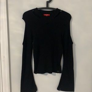 Guess long- sleeve cutout top
